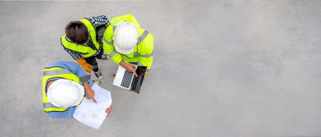 engineers on site